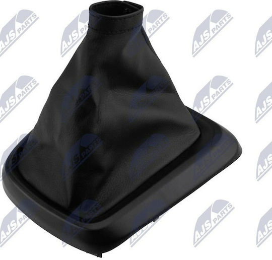 Schicht-Stiefel Nty Gzb-ft-025 Fiat Tipo II 2015 Schwarzes Lederimitat Silbernes Rahmen