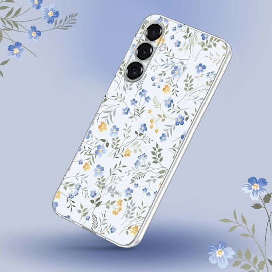 Tech-Protect Flexair Umschlag Rückseite Silikon Frühlingsblumen Xiaomi Redmi 15C 4G (171 Mm)