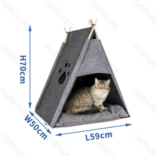 Nobleza Nest Cat Gray 59x50x70cm