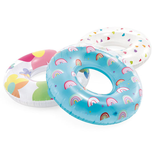 Intex 59259 Colac de înot cu flori, 81 cm