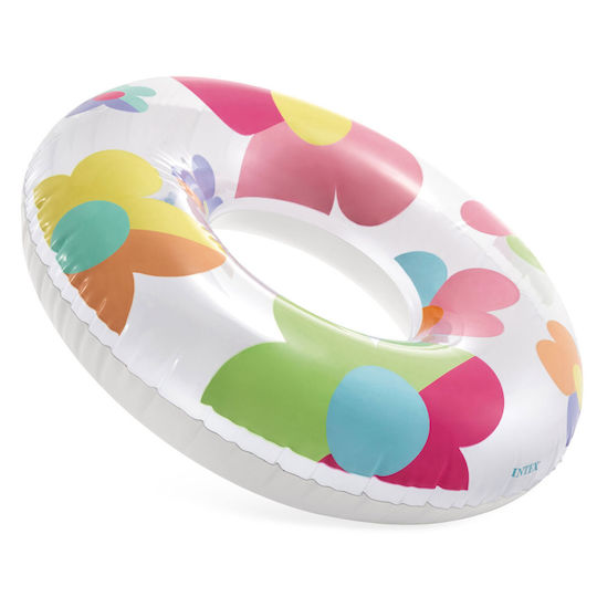 Intex 59259 Colac de înot cu flori, 81 cm