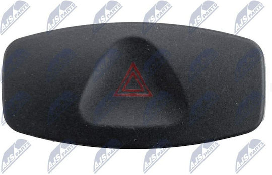 NTY Car Hazard Switch for Renault Symbol 8pin Black