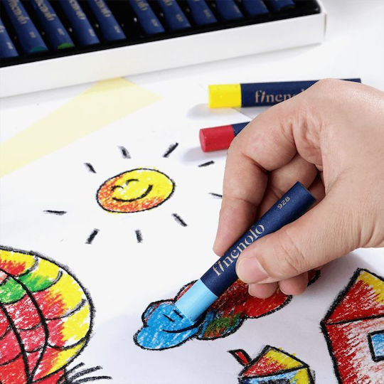 Deli Oil Pastels Paper Box 24 Colors Finenolo