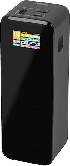 Blow Power Bank 27000mAh 140W with USB-A Output Port and 2 USB-C Power Delivery Output Ports Black