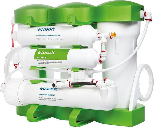Ecosoft Pure Balance Filtru De Osmosis Inversă 6 Etape 75 Gpd Remineralizare Calciu Magneziu Eficiență Ridicată