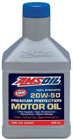 Amsoil Premium Protection Synthetic Motor Oil Синтетичен Масло за Автомобили 20W-50 1лт