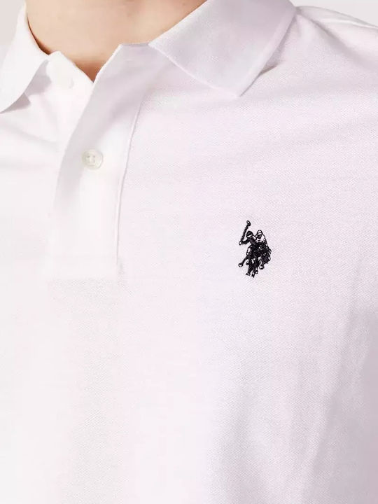 'king' Polo Μπλούζα Κοντομάνικη Λευκή