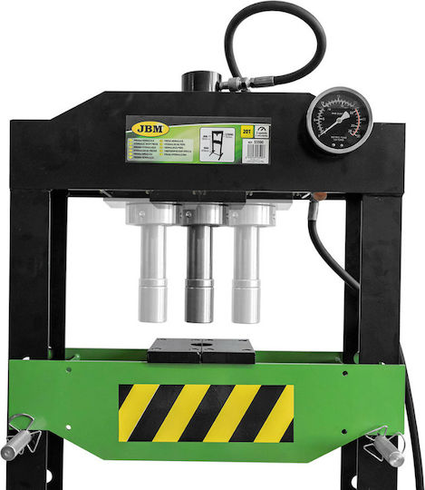 JBM Hydraulische Werkstattpresse mit Maximalem Druck bis 20 Tonnen