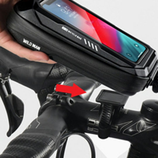 Wildman X3 Bicycle Bag Waterproof Handlebar Mount 0.5l Black