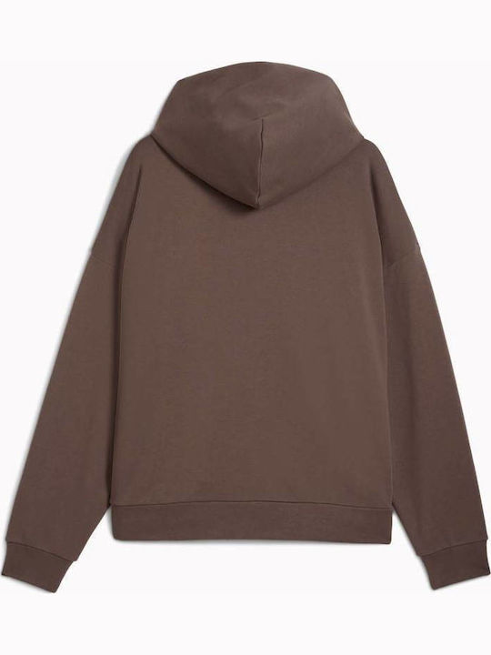 Sweatshirt mit Kapuze Bronze