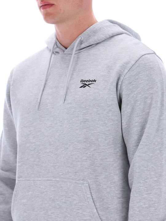 Small Logo Ζακέτα με Κουκούλα Light Grey Marl