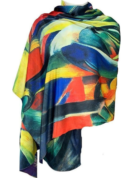 Women's Silk Scarf Green