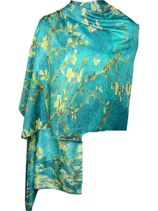 Women's Silk Scarf Green