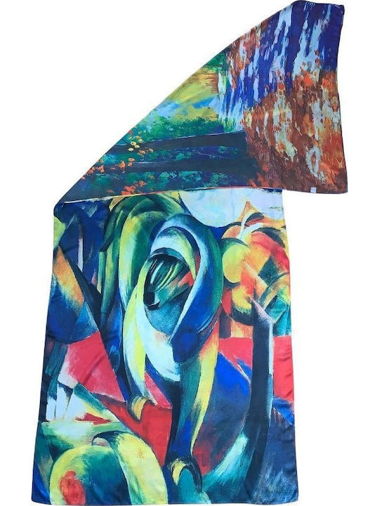 Women's Silk Scarf Green