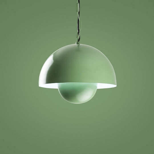 Megapap Neptun Κρεμαστό Φωτιστικό Πράσινο με Ντουί E27 30x30x70εκ.