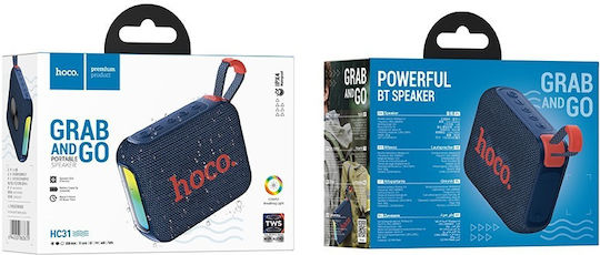 Hoco HC31 Bluetooth Speaker 10W with Radio and Battery Life up to 4 hours Blue