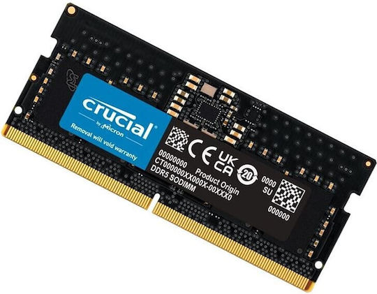 Crucial DDR5 με Module 1x8GB και Ταχύτητα 5600 για Laptop