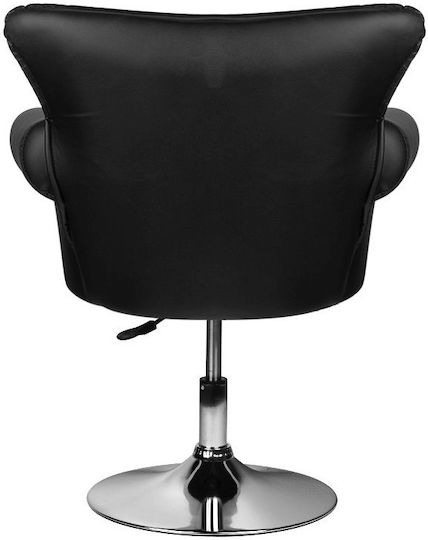 Salon Tech Scaun de coafor Negru cu Înălțime Reglabilă