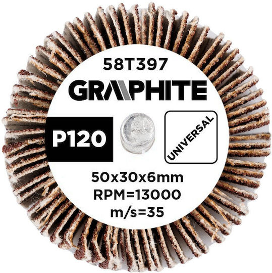 Schleifscheibe 50 x 30 x 6 mm P120