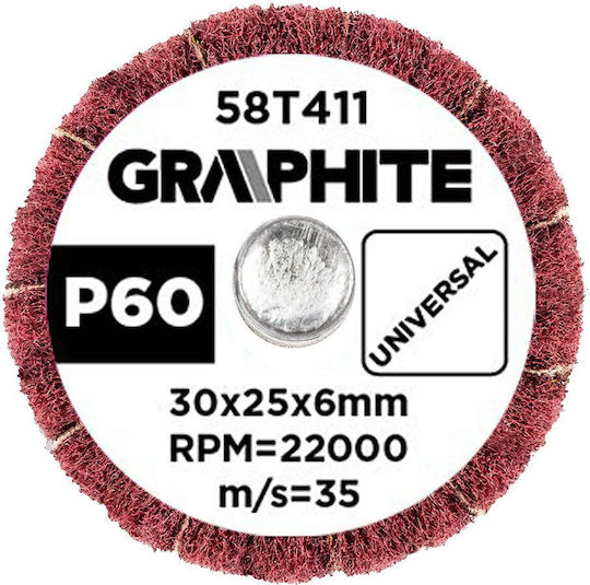 Flap Disc 30 X 25 X 6 Mm P60
