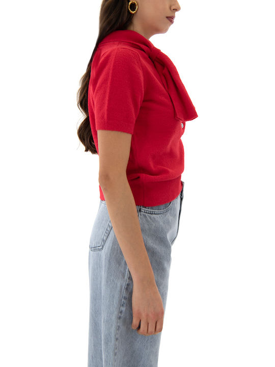 Damen Pullover Red