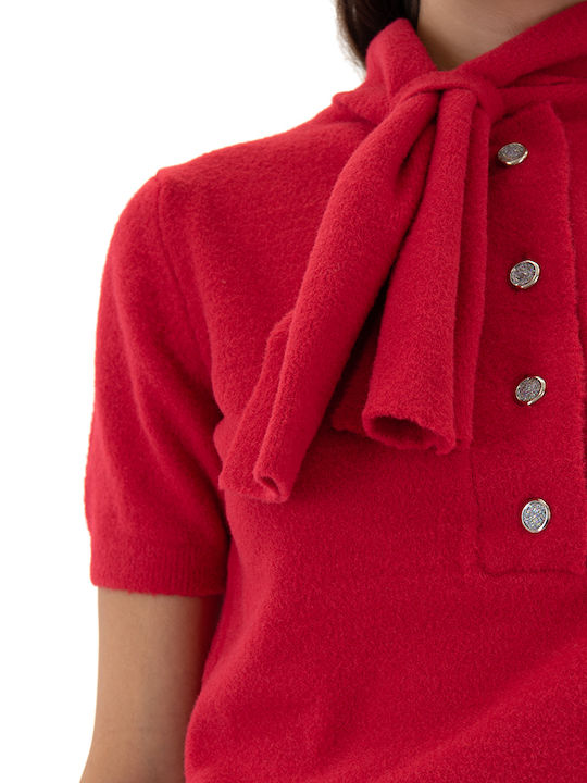 Damen Pullover Red