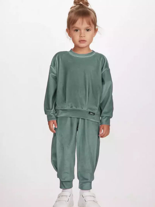 Kinder Sweatpants Set - Jogginganzug Light Green