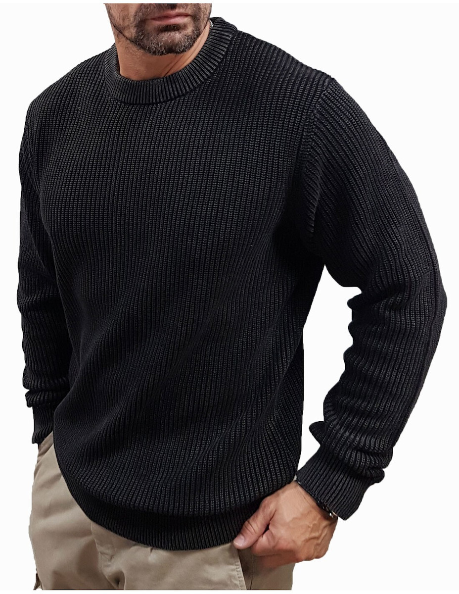 JACK AND JONES Heren Ernest Crew Neck jumpers Groen