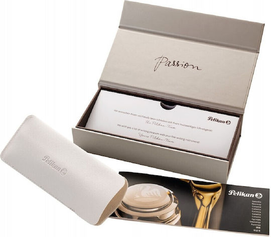 Pelikan Classic M200 Writing Pen Medium made of Steel with Blue Ink
