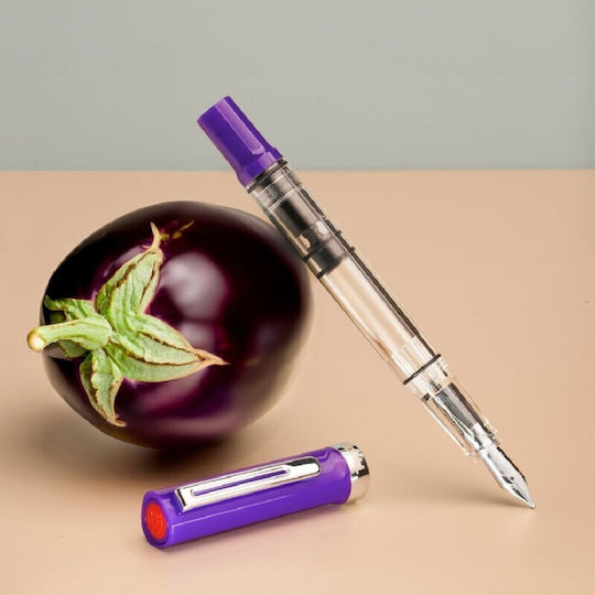 Twsbi Eco-t Calligraphy Pen Broad with Red Ink
