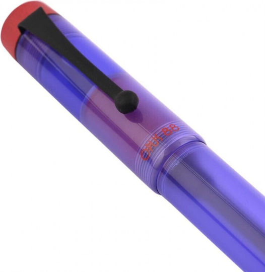Opus 88 Stilou Demonstrator Violet Ediție Specială Pană Neagră 4710484644411 Pană Extra Fine