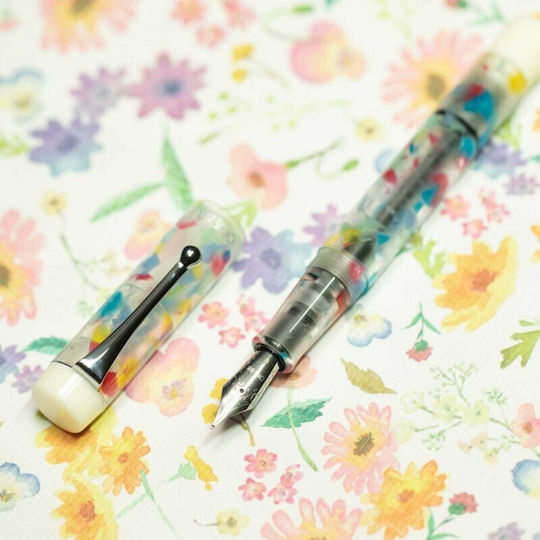 Opus 88 Demonstrator Colour Fountain Pen 4710484642004 Broad Nibs