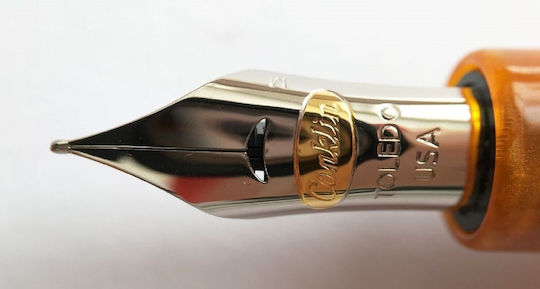 Conklin All American Sunburst Portocaliu Stilou cu Pană 080333714126 Penite Extra Fine