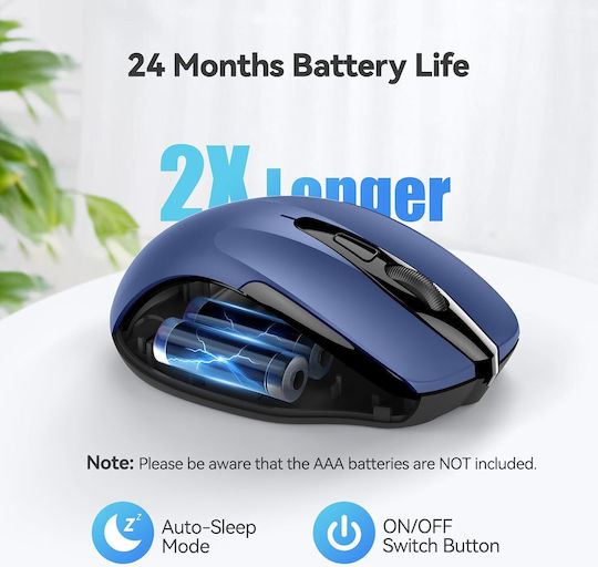 Tecknet M003 Mouse Wireless Violet