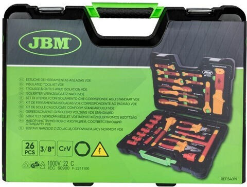 JBM Βαλίτσα με 26 Εργαλεία Ηλεκτρολόγου
