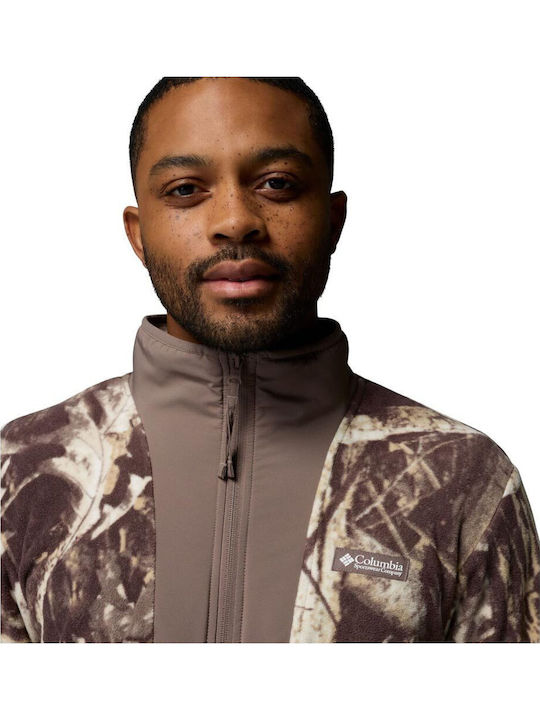 Men's Fleece Jacket Brown