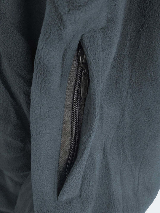 Ανδρική Ζακέτα Fleece Γκρι