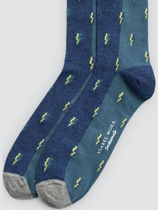 Ysabel Men's Socks Blue