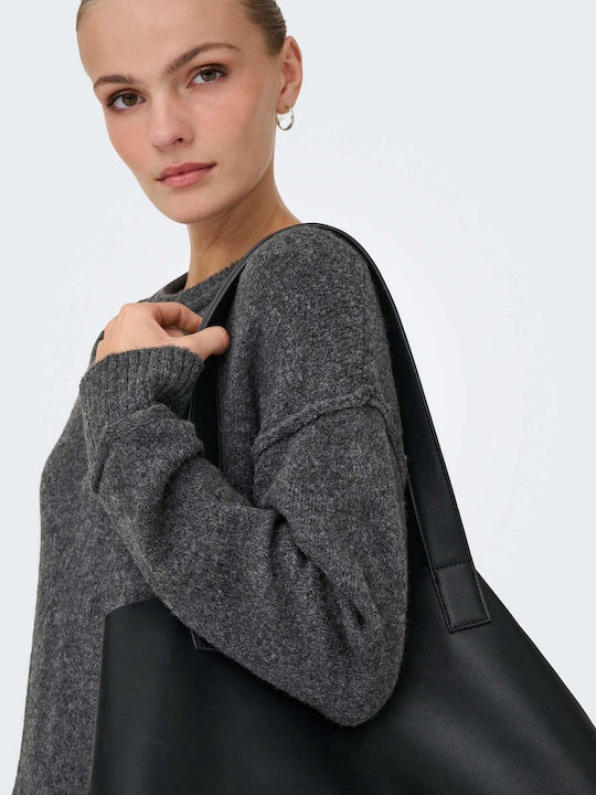 Life Rochie Mini Tricotată Gri Mediu Melanj