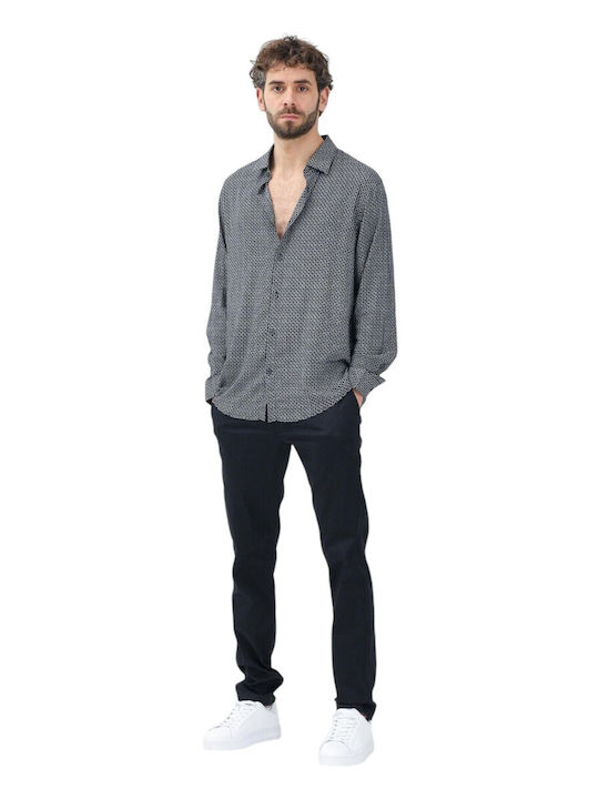Trousers Elastic Navy Blue
