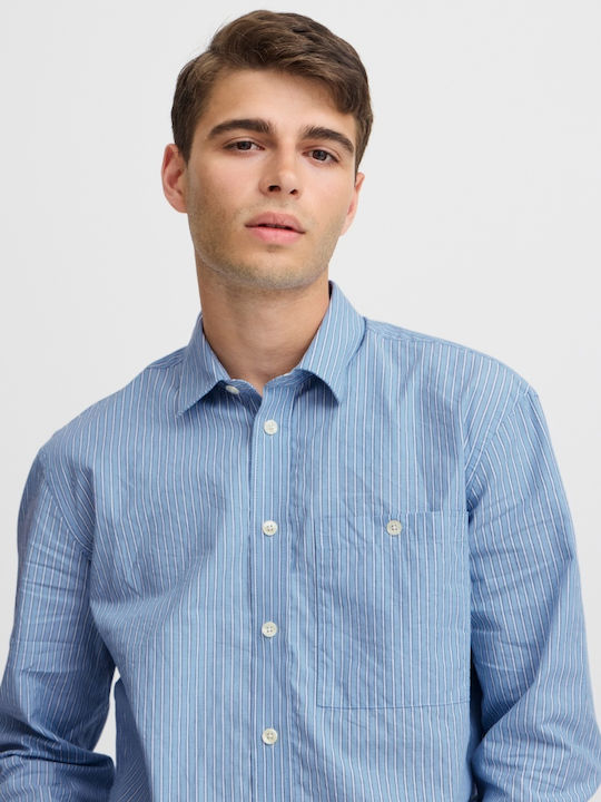 Long-sleeved Shirt Striped Placid Blue