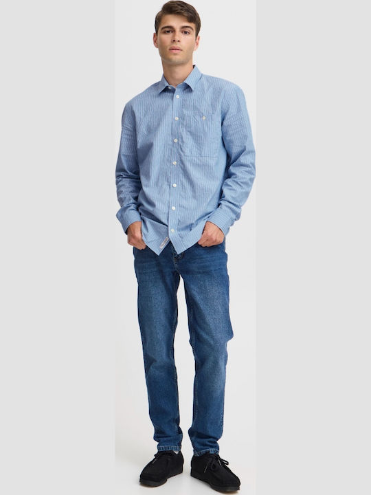 Long-sleeved Shirt Striped Placid Blue