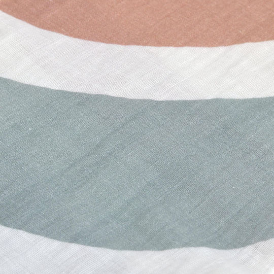Laessig Swaddle Blanket Rainbow Multicolour 85x85cm. 3pcs