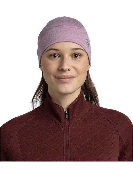 Beanie Unisex Beanie Knitted in Lilac color