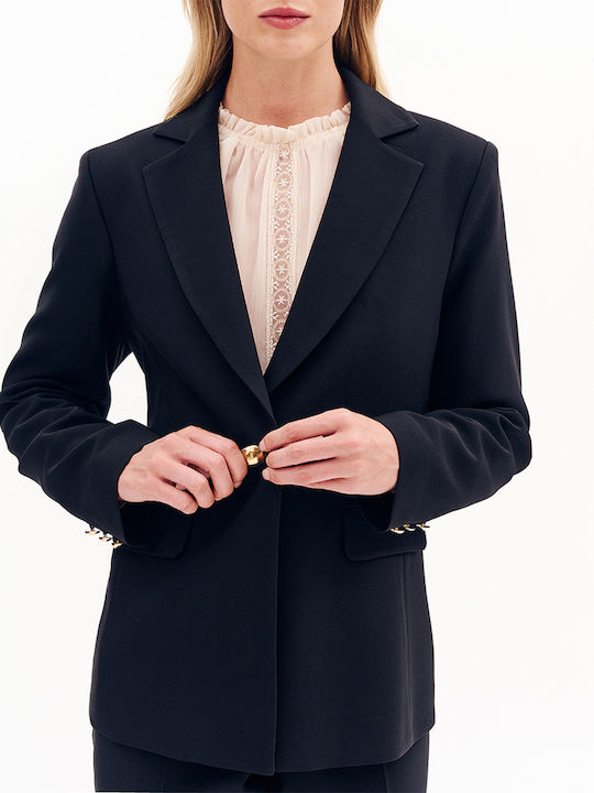 Forel Damen Blazer Schwarz