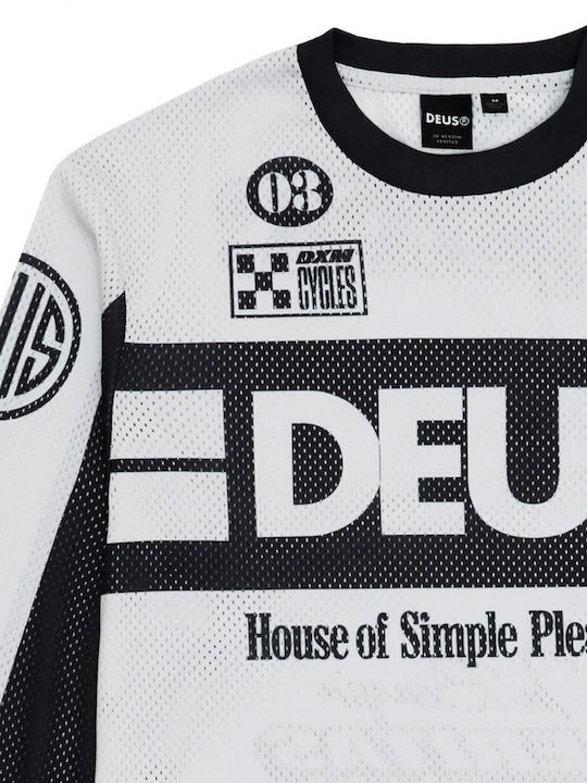 Deus Ex Machina Men's Jersey Motocross White