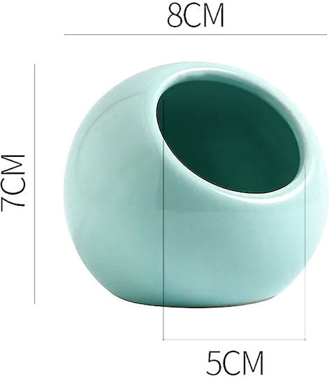 Ceramic Hamster Nest – W8xD8xH7cm – Green