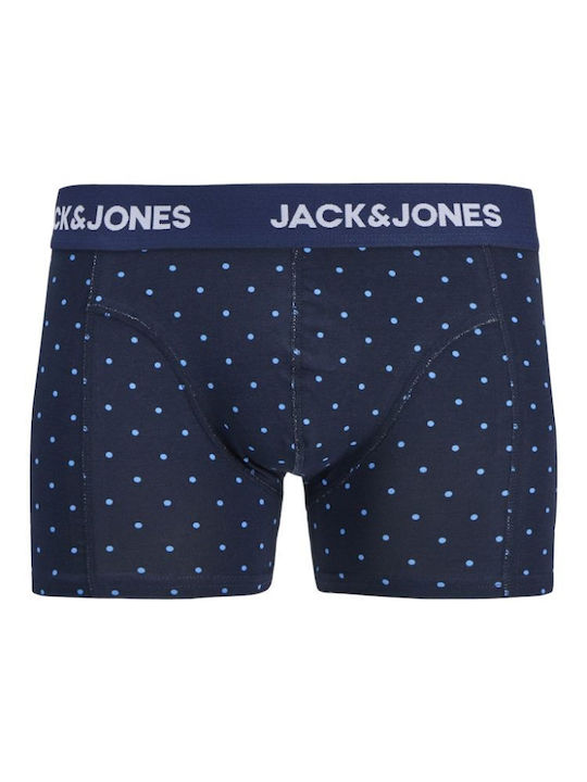 Ανδρικά Σλιπ Pageant Blue - Navy με Σχέδια 3Pack