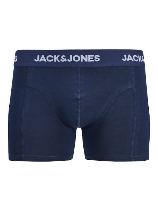 Ανδρικά Σλιπ Pageant Blue - Navy με Σχέδια 3Pack