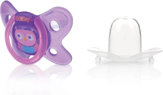 Nuby Suzeta Silicon Galben pentru 0-6 luni